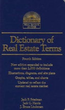 Dictionary of real estate terms /