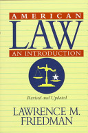 American law : an introduction /