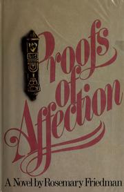 Proofs of affection /