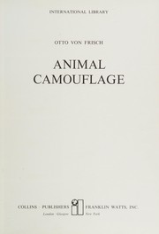 Animal camouflage.