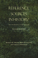 Reference sources in history : an introductory guide /