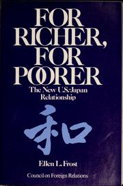 For richer, for poorer : the new U.S.-Japan relationship /