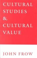 Cultural studies and cultural value /