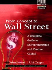 From concept to Wall Street /