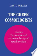 The Greek cosmologists /
