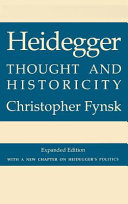 Heidegger : thought and historicity /