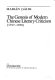 The genesis of modern Chinese literary criticism (1917-1930) /