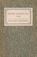 Poetry against all : a diary /