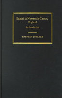 English in nineteenth-century England : an introduction /