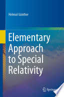 Elementary Approach to Special Relativity /