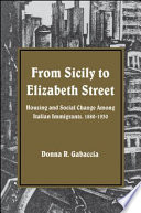 From Sicily to Elizabeth Street : housing and social change among Italian immigrants, 1880-1930 /