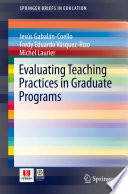 Evaluating Teaching Practices in Graduate Programs /