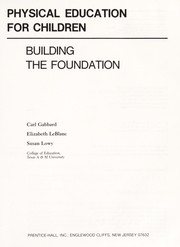 Physical education for children : building the foundation /
