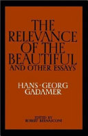 The relevance of the beautiful and other essays /