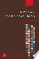 A primer in social choice theory /