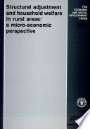 Structural adjustment and household welfare in rural areas : a microeconomic perspective /