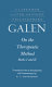 Galen on the therapeutic method books and I and II /