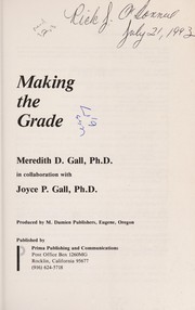 Making the grade /