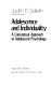 Adolescence and individuality : a conceptual approach to adolescent psychology /