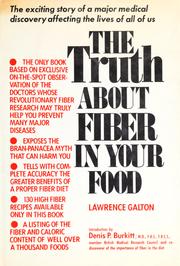 The truth about fiber in your food /