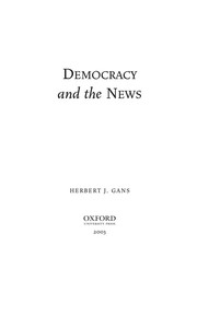 Democracy and the news /