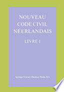 Nouveau code civil Néerlandais.