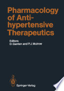Pharmacology of Antihypertensive Therapeutics /