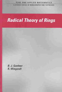Radical theory of rings /
