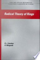 Radical theory of rings /