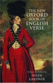 The new Oxford book of English verse, 1250-1950 /