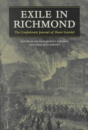 Exile in Richmond : the Confederate journal of Henri Garidel /