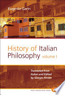 History of Italian philosophy /