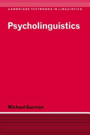 Psycholinguistics /