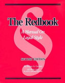 The redbook : a manual on legal style /