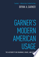 Garner's modern American usage /