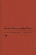 Rethinking contemporary social theory /