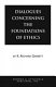 Dialogues concerning the foundations of ethics /