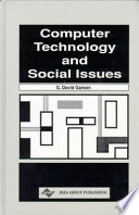 Computer technology and social issues /