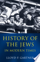 History of the Jews in modern times /