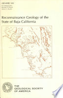 Reconnaissance geology of the State of Baja California /