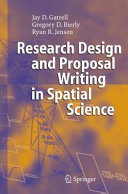 Research design and proposal writing in spatial science /