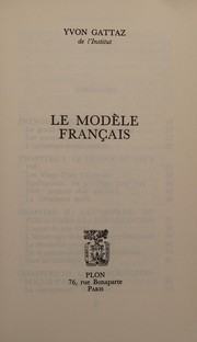 Le Modèle français /