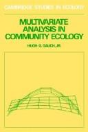 Multivariate analysis in community ecology /