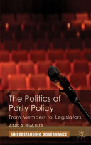 The politics of party policy : from members to legislators /