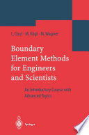 Boundary element methods for engineers and scientists : an introductory course with advanced topics /