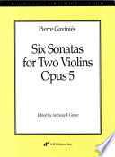 Six sonatas for two violins, opus 5 /