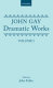 John Gay, dramatic works /