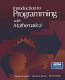 Introduction to programming with Mathematica /