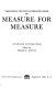 Twentieth century interpretations of Measure for measure ; a collection of critical essays.