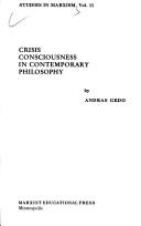 Crisis consciousness in contemporary philosophy /